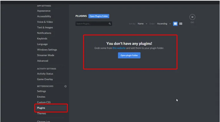 Choose Plugins