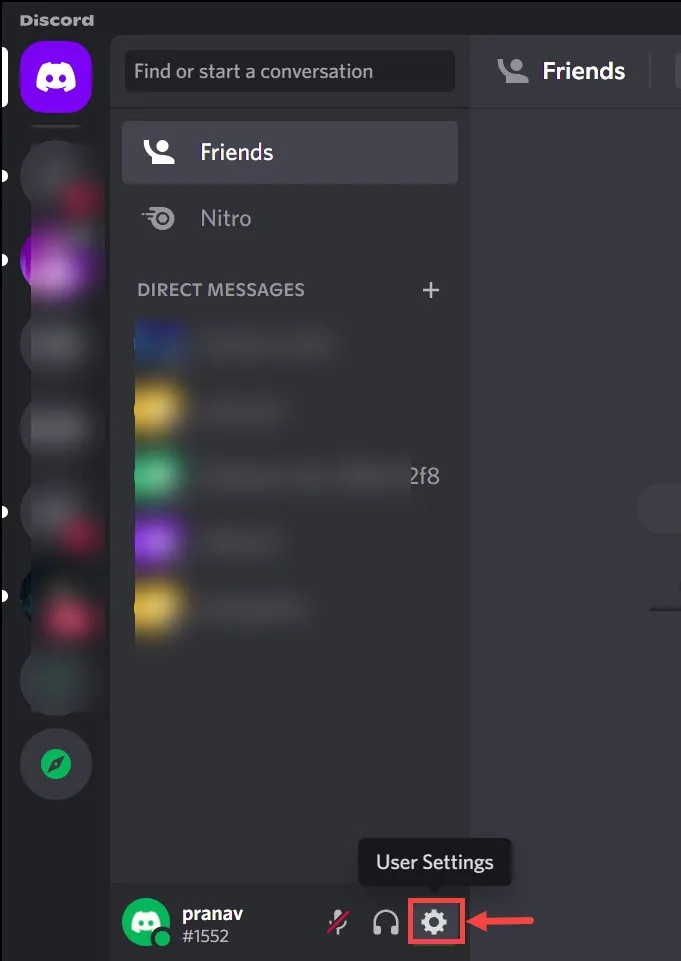 Discord User Settings