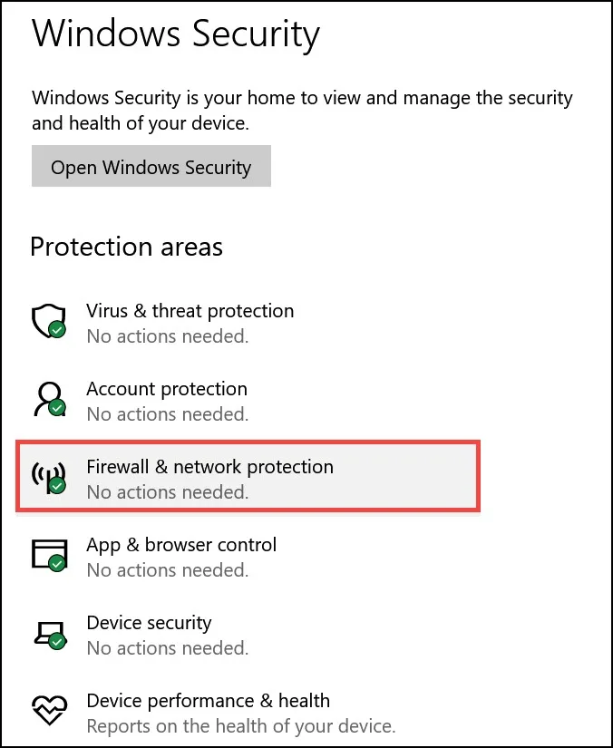 Firewall & Network Protection