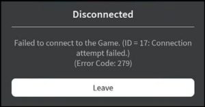 Roblox Error Code 279: 100% Working Solutions (PROVEN Fix!)