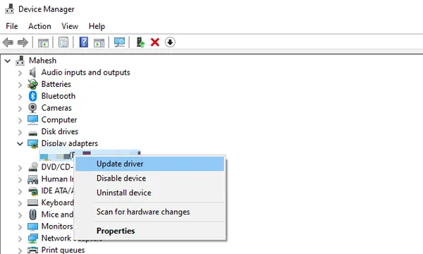 Update Driver