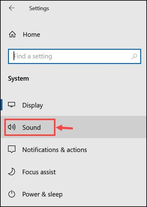 Windows Sound Settings