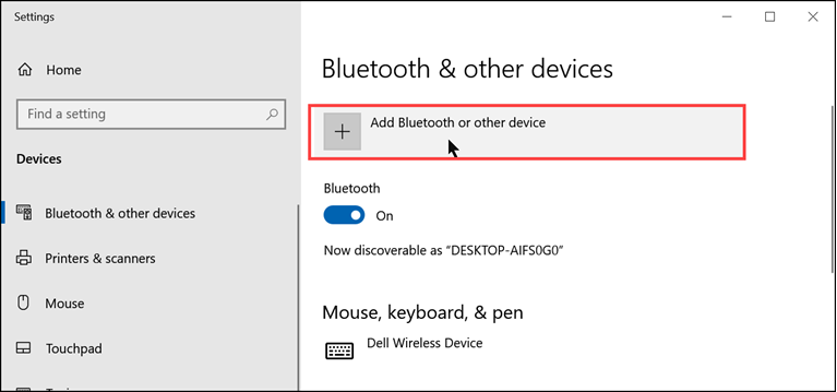 Add Bluetooth Or Other Devices