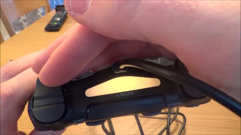 Charge PS4 Using Cable