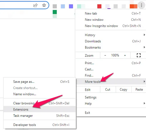 Chrome Extensions Option