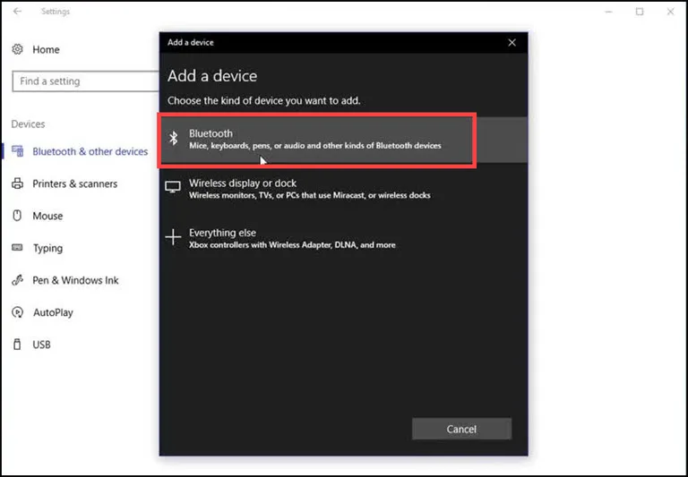 click on bluetooth button Click on Bluetooth Button
