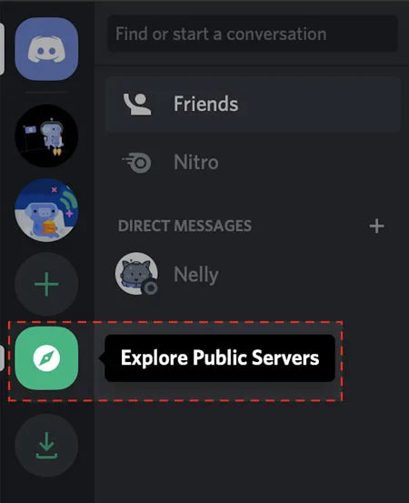 Discord Server Tab