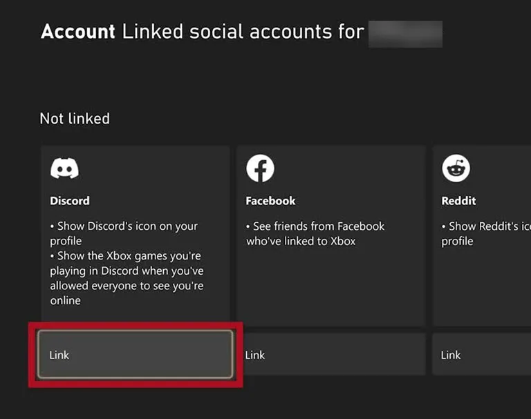 Link Discord to Xbox