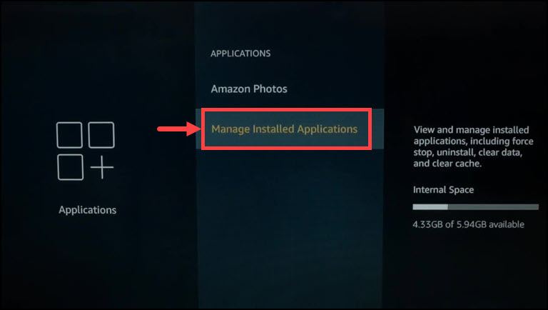 Manage Installed Applications On Firestick