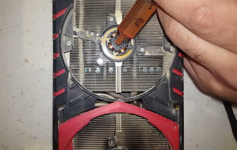Oil The GPU’s Fan Bearings Oil The GPU’s Fan Bearings