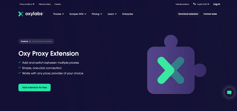 Oxylabs Proxy Extension