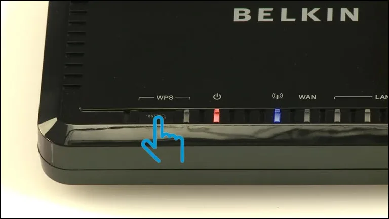 Press WPS Button on Router