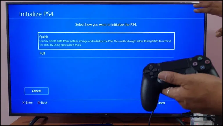 Quick Initialize PS4