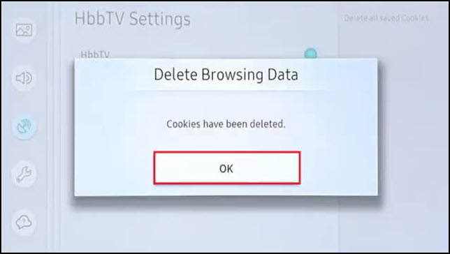 Samsung Tv Cookies Deleted