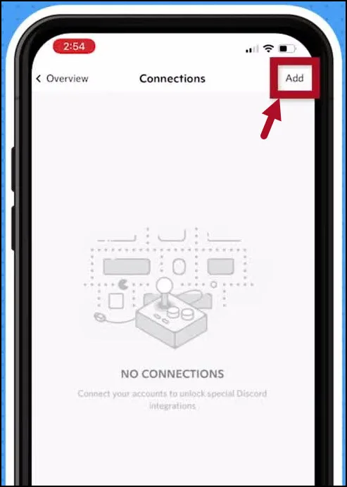 Tap on Add Button