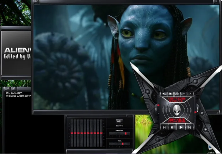 Alienware Darkstar VLC Skin