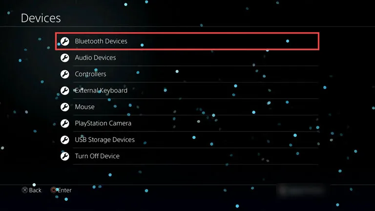 Select Bluetooth Devices