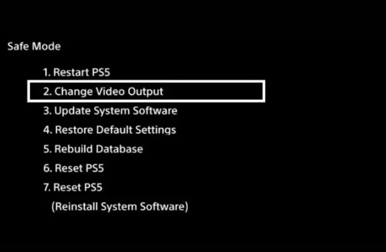 Change Video Output