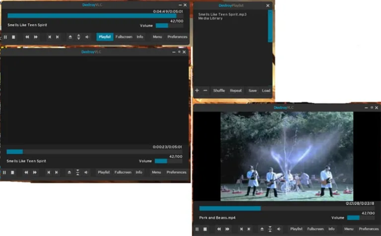 Destroy VLC Skin