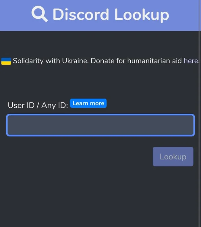 Discord Lookup