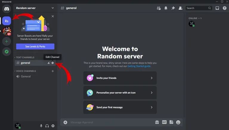 Edit Discord Channel