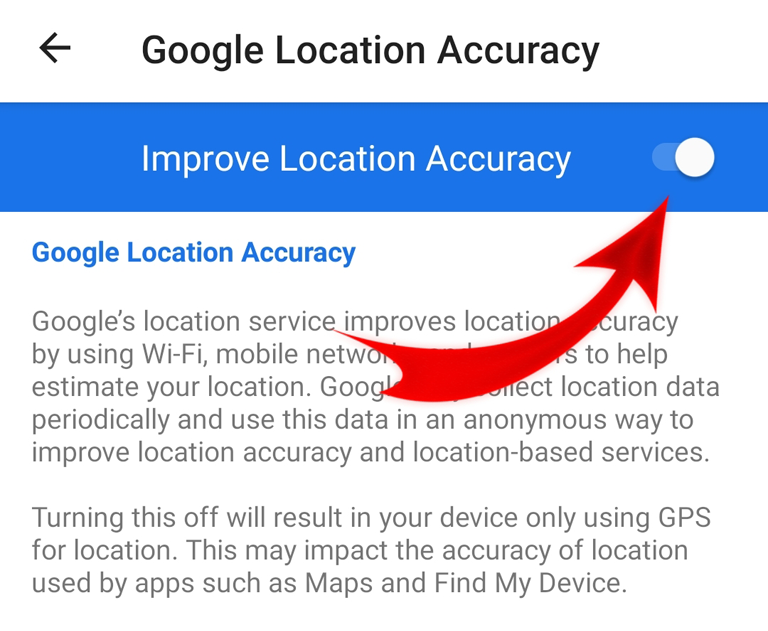 Google Location Accuracy
