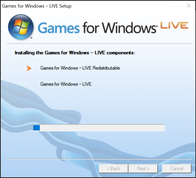 Installing Games for Windows - Live