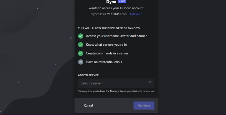 Invite Dyno