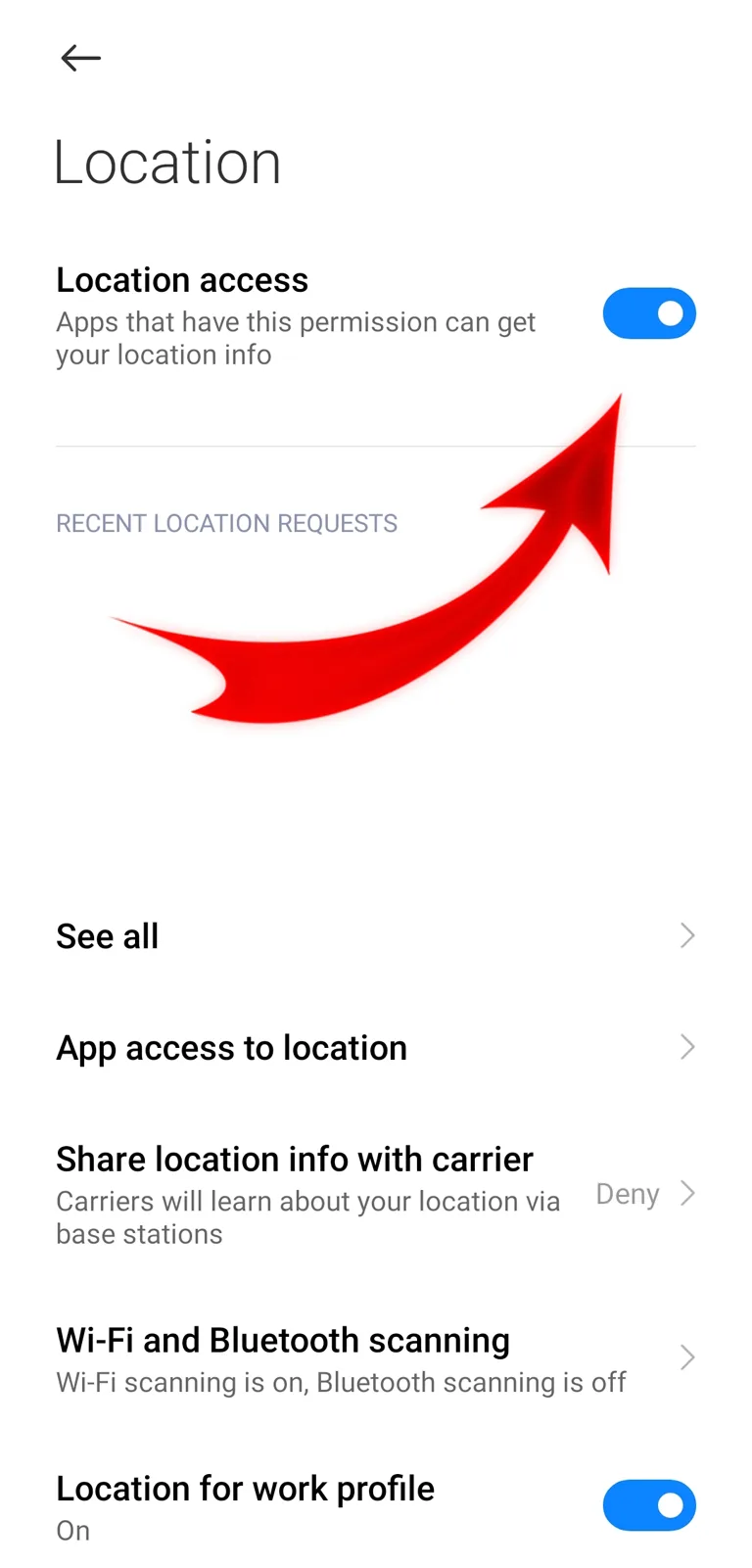 Location Access