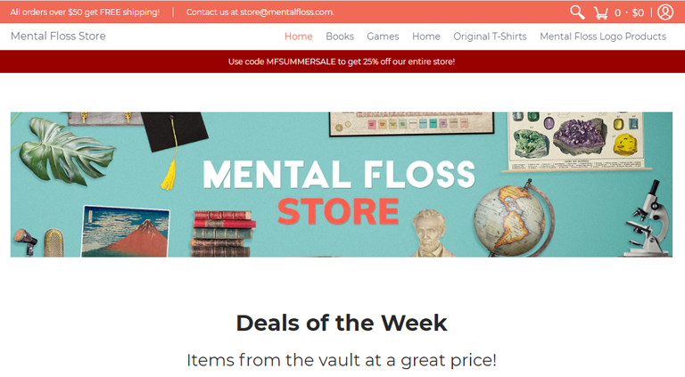 Mental Floss Store