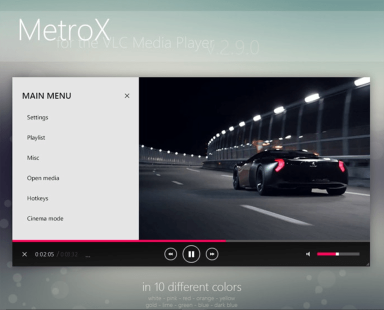 Metro X Vlc Skin