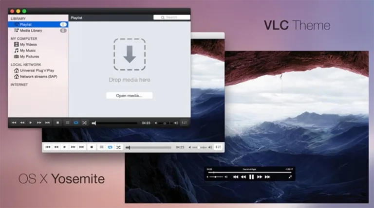 OS X Yosemite VLC Skin