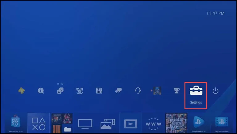 PS4 Settings