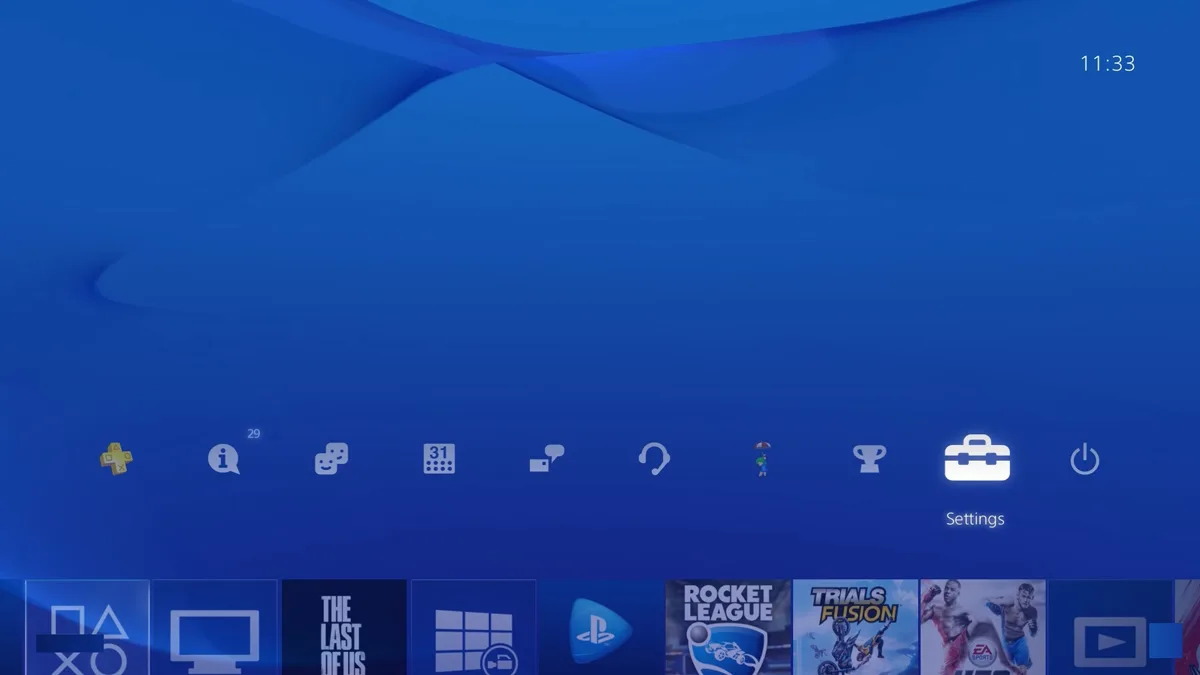 PS4 Settings