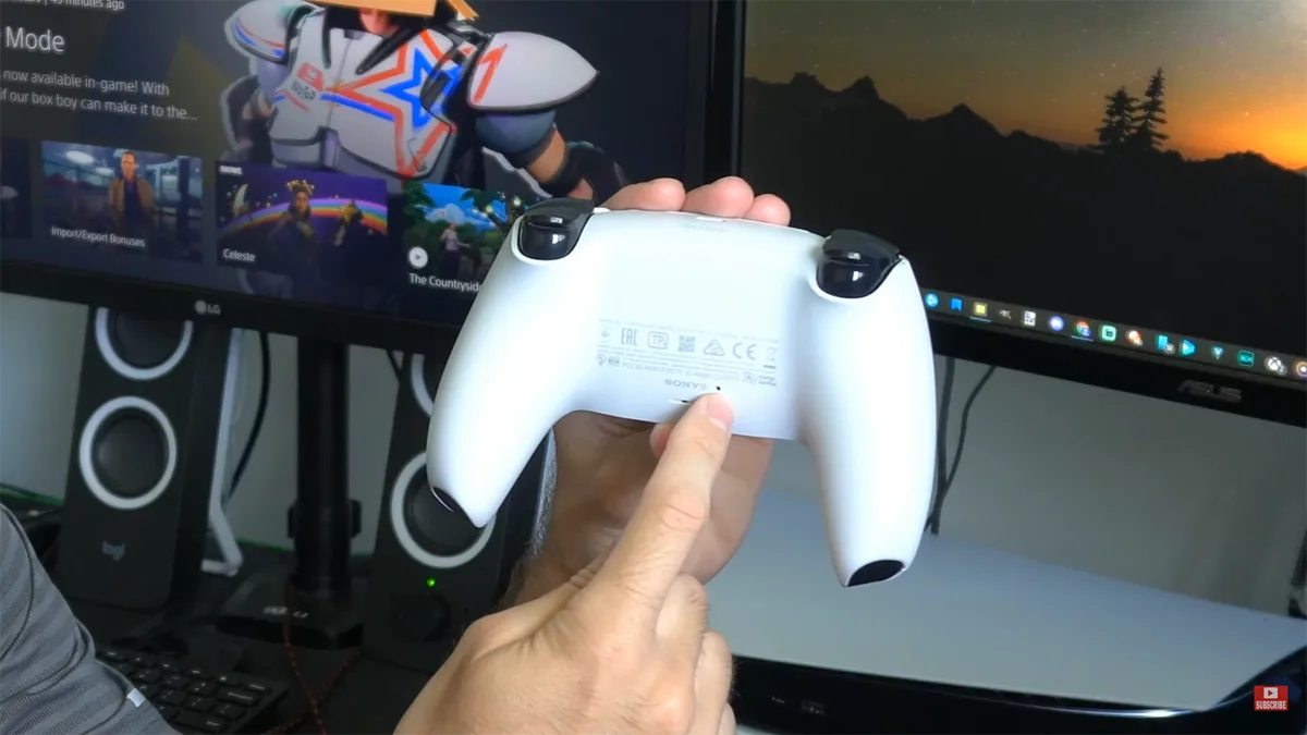 PS5 Reset Button