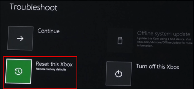 Reset This Xbox