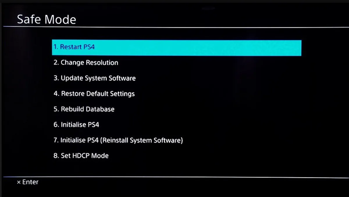 Restart in Safe Mode