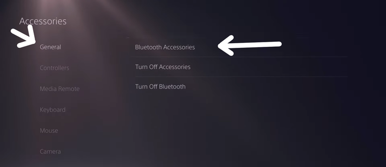 Selecting Bluetooth Accessories