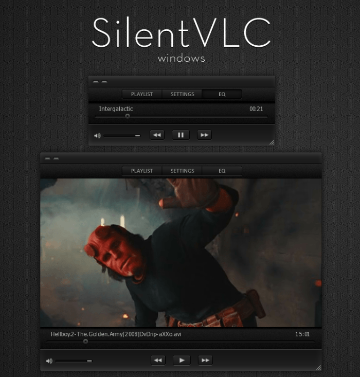 Silent Vlc Skin