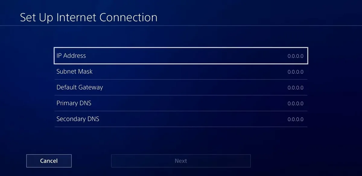 Update IP Address