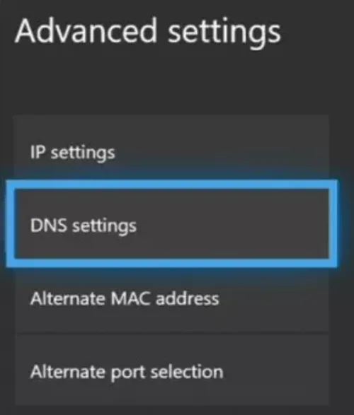 Xbox Advance Settings