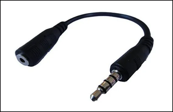 2.5 mm Female to 3.5 mm Male Adapter
