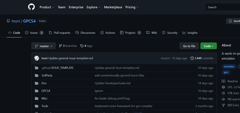 GPCS4 Emulator GPCS4 Emulator