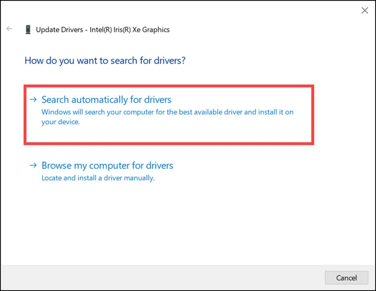Search for Drivers