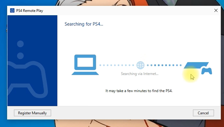 Searching Ps4 On Remote Play App