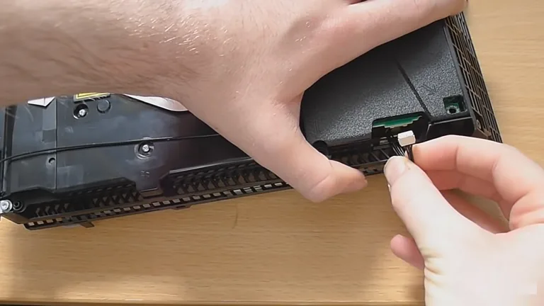 Unplug The Small Cable On The Power Supply