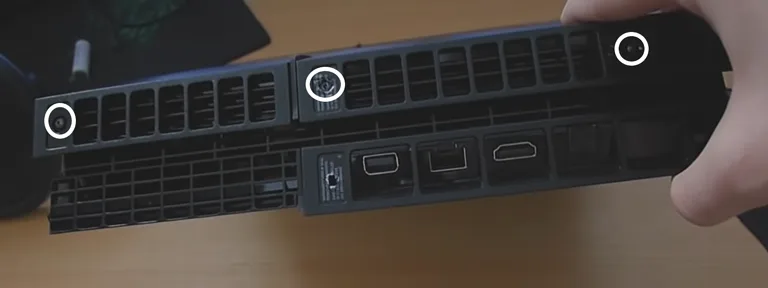 Unscrew PS4 Seal Screws