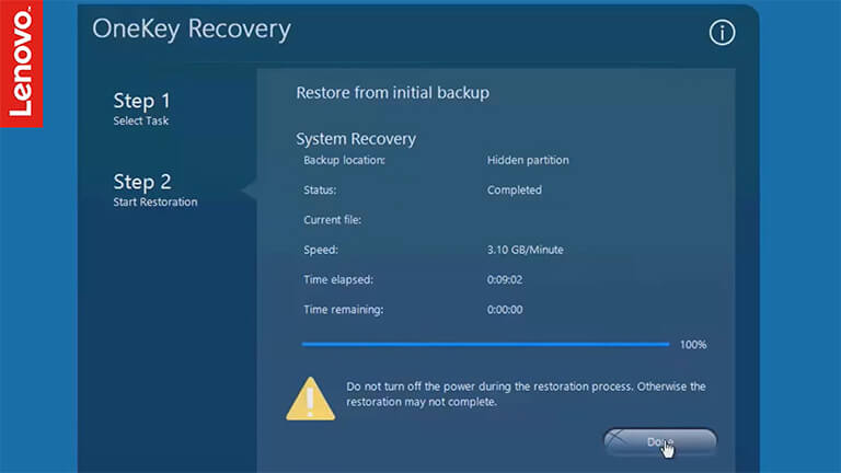 Complete System Recovery