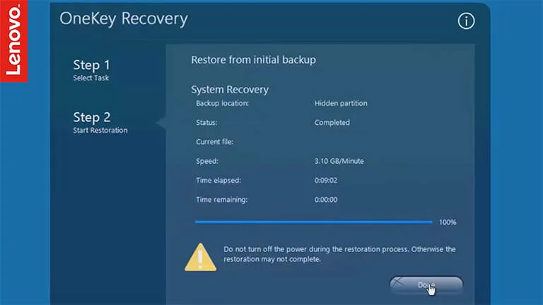 Complete System Recovery