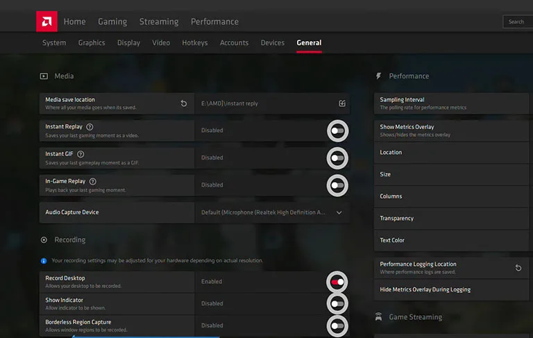 AMD Radeon Software AMD Radeon Software